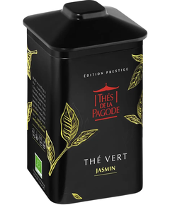 Thes De La Pagode Чай зелений з жасміном органічний в банці 100 г