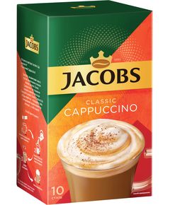 Jacobs Напій кавовий розчинний Cappuccino Classic упаковка 10шт*18,7 г