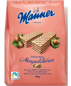 Manner Вафлі з горіховим кремом Наполітанер 200 г