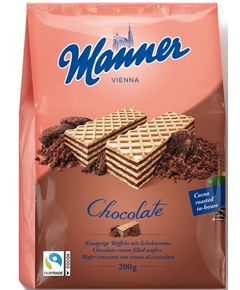 Manner Вафлі з шоколадним кремом 200 г