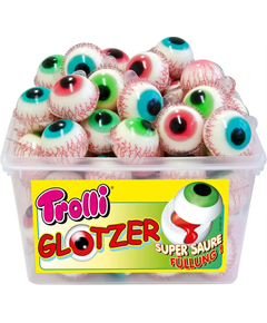 Trolli Цукерки жувальні Очі бокс 60 шт.