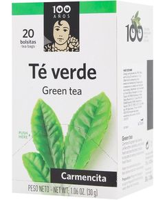 Carmencita Чай зелений пакет 20шт*1,5 г
