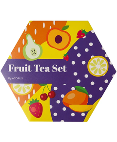 Чайний набір Фруктовий Fruit Tea Set Acorus 6 видів по 10 пакетиків-саше 105 г