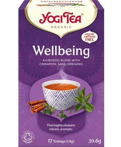 Yogi Tea Чай трав'яний з прянощами Благополуччя Wellbeing органічний пакет 30,6 г