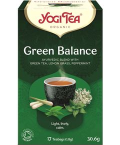 Yogi Tea Чай зелений з травами Зелений Баланс Green Balance органічний пакет 30,6 г