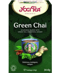 Yogi Tea Чай зелений з прянощами Green Chai органічний пакет 30,6 г