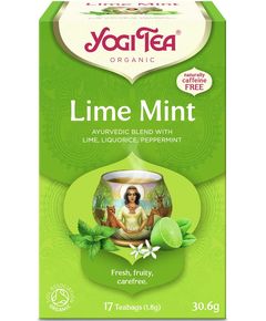 Yogi Tea Чай трав'яний з прянощами Лайм-М'ята Lime-Mint органічний пакет 30,6 г