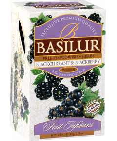 Basilur Чай фруктовий Чорна Смородина-Ожина пакет-саше 25шт*1,8 г