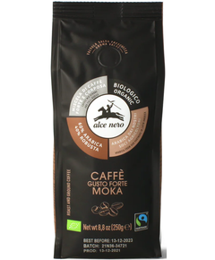 Alce Nero Кава мелена Caffe Gusto Forte Moka органічна 250 г
