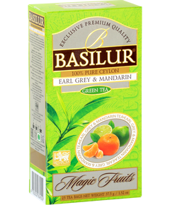 Basilur Magic Fruits Чай зелений Ерл Грей-Мандарин пакет 25шт*1,5 г