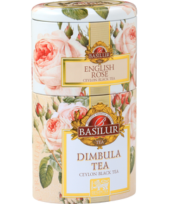 Basilur Чай чорний Англійська Троянда&Димбула 2в1 в банці 100 г