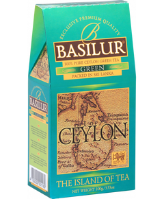 Basilur Чай зелений Чайний Острів Цейлон листовий 100 г