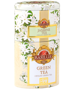 Basilur Чай зелений Жасмін&Зелений 2в1 в банці 100 г