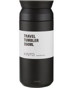 Термокружка Kinto Travel Tumbler чорного кольору 350 мл