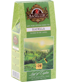 Basilur Чай зелений Лист Цейлону Раделла листовий 100 г