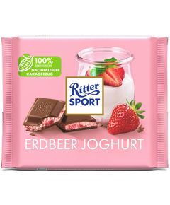 Ritter Sport Шоколад молочний Полуничний Йогурт 100 г