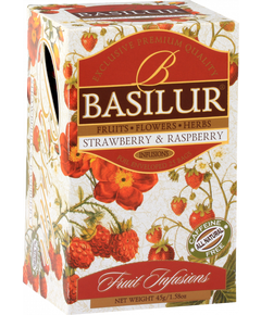 Basilur Чай фруктовий Полуниця-Малина пакет-саше 25шт*1,8 г