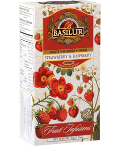 Basilur Чай фруктовий Полуниця-Малина пакет 25шт*2 г