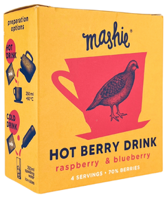 Mashie Чай розчинний концентрований Малина-Чорниця набір 4шт*40 мл