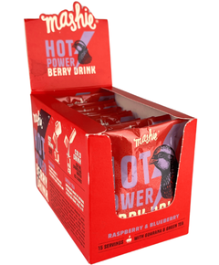 Mashie Чай розчинний концентрований Енергетичний Малина-Чорниця набір 15шт*40 мл