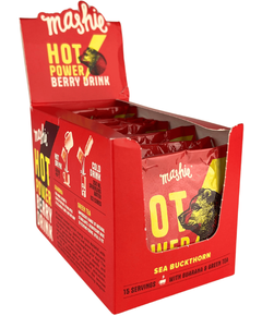 Mashie Чай розчинний концентрований Енергетичний Обліпиха набір 15шт*40 мл