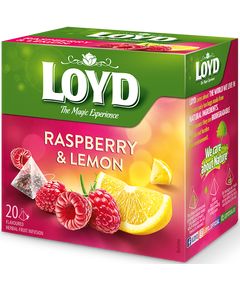 Loyd Чай фруктовий Малина-Лимон пакет 20шт*2 г
