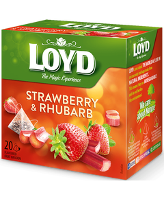 Loyd Чай фруктовий Полуниця-Ревінь пакет 20шт*2 г