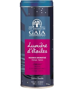Les Jardins de Gaïa Чай Ройбуш Зоряне Сяйво з апельсином та спеціями розсипний органічний 100 г