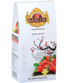 Basilur Чай білий Полуниця-Ваніль листовий 100 г