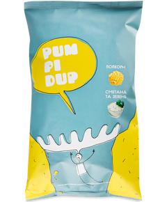 PumpidUp Попкорн Сметана-Зелень 90 г