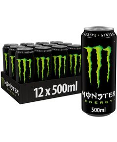 Monster Energy Напій енергетичний Energy упаковка 12банок*500 мл