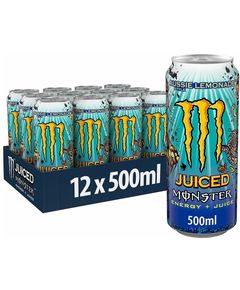 Monster Energy Напій енергетичний Aussie Lemonade упаковка 12банок*500 мл