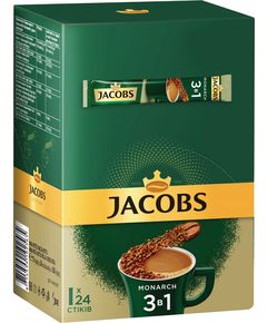 Jacobs Напій кавовий розчинний Monarch 3в1 бокс 24шт*15 г