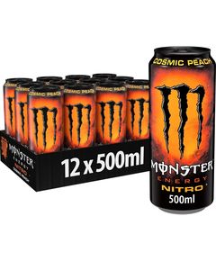 Monster Energy Напій енергетичний Nitro Cosmic Peach упаковка 12банок*500 мл