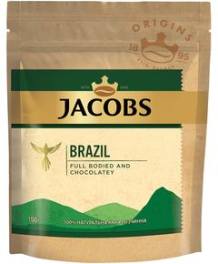 Jacobs Brazil Кава розчинна 100% Арабіка з Бразилії 150 г