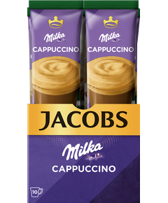 Jacobs Напій кавовий розчинний Milka Cappuccino бокс 10шт*18 г