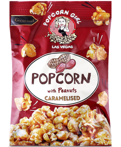 Popcorn Girl Попкорн карамельний Арахіс 90 г