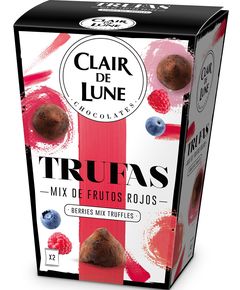 Clair de Lune Цукерки трюфельні Червоні Фрукти 160 г