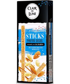 Clair de Lune Горіхові палички Кроканти з морською сіллю 100 г