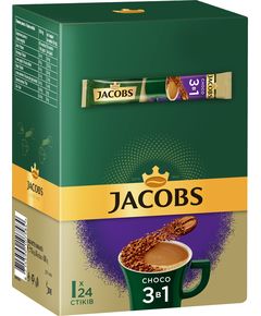 Jacobs Напій кавовий розчинний Monarch 3в1 Шоколад бокс 24шт*15 г