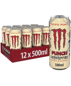 Monster Energy Напій енергетичний Pacific Punch упаковка 12банок*500 мл