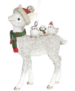 Ялинкова іграшка Оленятко з лісовими друзями 9 см