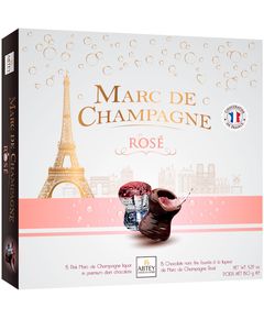 Abtey Цукерки шоколадні з рідкою начинкою Пробки від Шампань Розе 15шт. 150 г