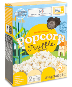 Maison Popcorn Попкорн Трюфель для мікрохвильвої печі упаковка 3шт*80 г
