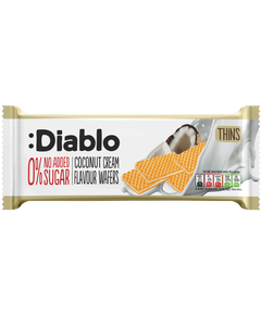 Diablo Вафлі без цукру Кокосовий Крем 150 г