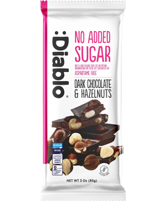 Diablo Шоколад без цукру Чорний з Фундуком 85 г