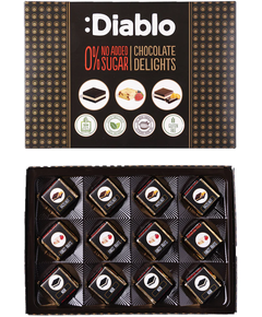 Diablo Цукерки без цукру Асорті Праліне 115 г