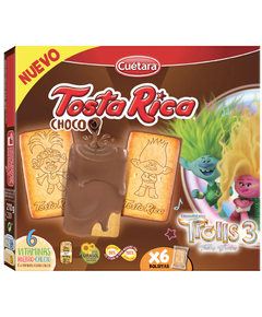 Cuetara Печиво дитяче в глазурі з молочного шоколаду Tosta Rica 210 г