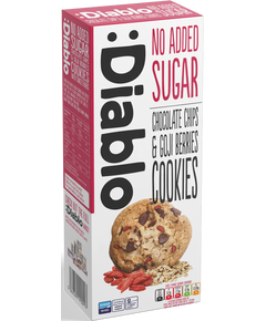 Diablo Печиво без цукру Шоколадні Дропси-Ягоди Годжі 135 г
