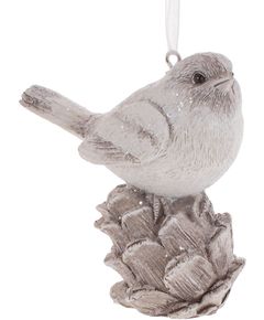 Ялинкова іграшка Пташка на шишці 7,5 см